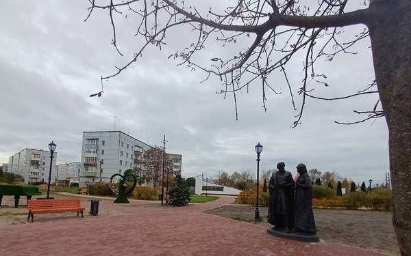 В Клинцах Брянской области 2023 году благоустроили сквер воинов-интернационалистов