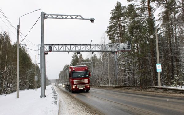 В Дятьковском районе Брянской области в тестовом режиме работает автоматический пункт весогабаритного контроля