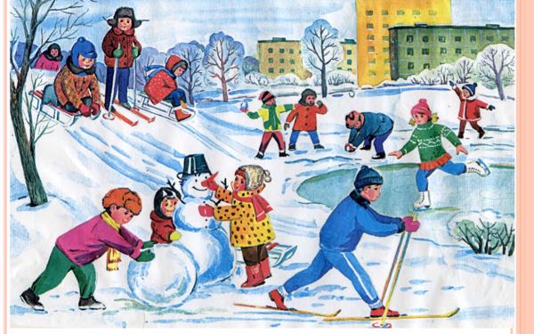 Der Winter. Warum freuen sich die Kinder über den Winter?