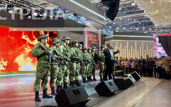 В День Брянской области на выставке «Россия» выступил военно-спортивный клуб «Патриот»