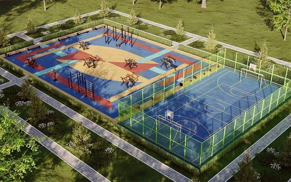 На территории брянской школы №60 появится «умная» спортплощадка