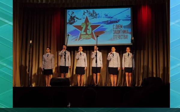 В Советском районе Брянска День защитника Отечества отметили концертом