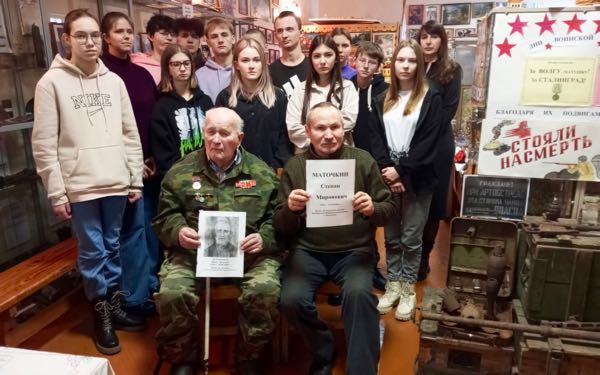 Студентам Брасовского промыш­ленно- экономического техни­кума рассказали о подвигах земляков – участниках битвы за Сталинград