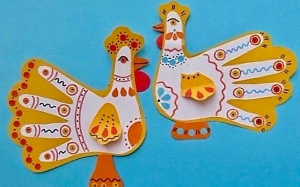 Знакомство с дымковской игрушкой