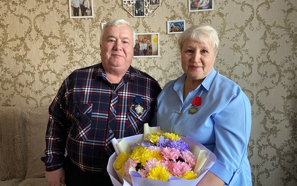 Семья Аторвиных из Фокино Брянской области отметила золотую свадьбу