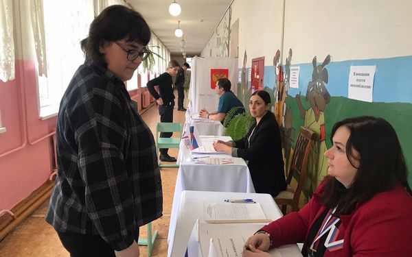 Жители Брянска активно участвуют в выборах президента