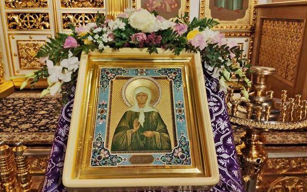 В Брянскую область доставят мощи блаженной Матроны Московской