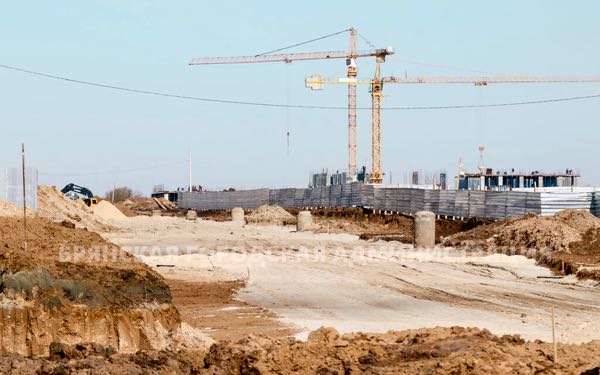 В Советском районе Брянска строят новую автодорогу по улице Николая Амосова