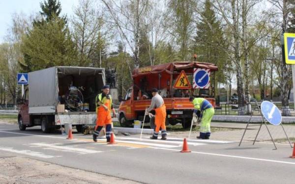 В Суземке Брянской области нанесут дорожную разметку