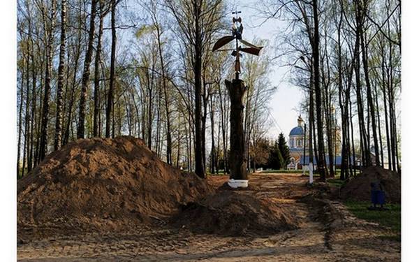 Благоустройство сквера «Берёзовая роща стартовало в брянском Новозыбкове