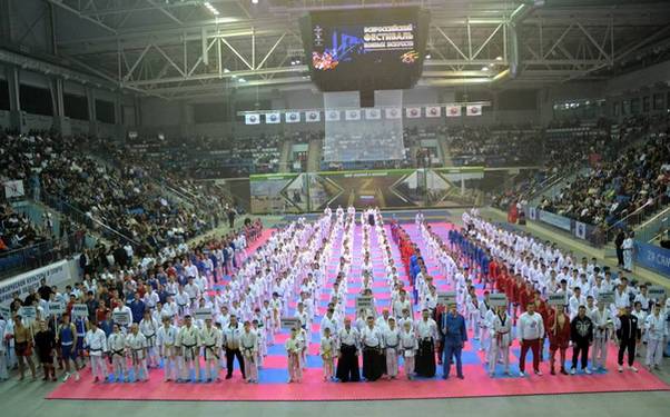 Масштабный фестиваль единоборств в Брянске прошёл при полных трибунах