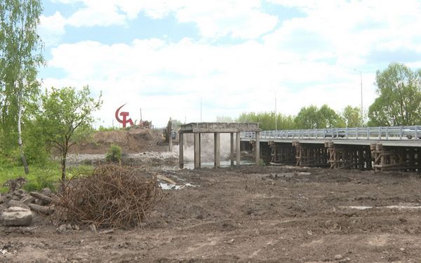 В Почепе началось строительство моста через реку Судость