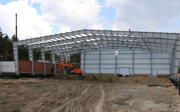 Продолжается строительство Дворца зимних видов спорта в Фокинском районе Брянска