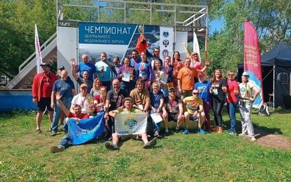 На чемпионате ЦФО по спортивному туризму сборная Брянской области заняла 2 место