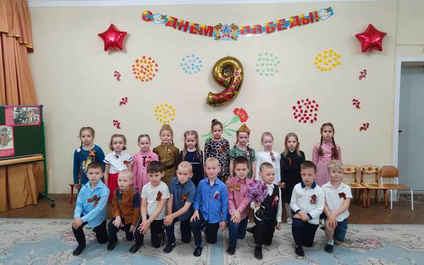 Дошкольники Брянщины приняли участие в мероприятиях в честь праздника Великой Победы