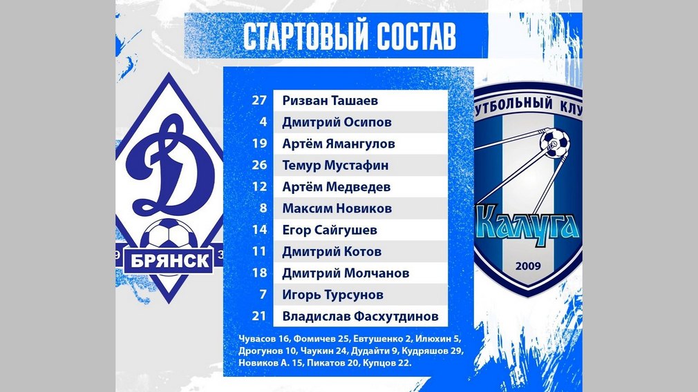 Брянское «Динамо» проведет матч с «Калугой» во Всемирный день футбола