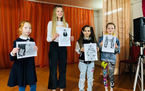 В Ржаницком сельском доме культуры ребятам рассказали, откуда пришла азбука