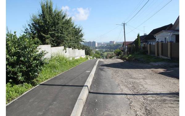 В конце июля завершится капремонт дороги по 1-му Городищенскому переулку