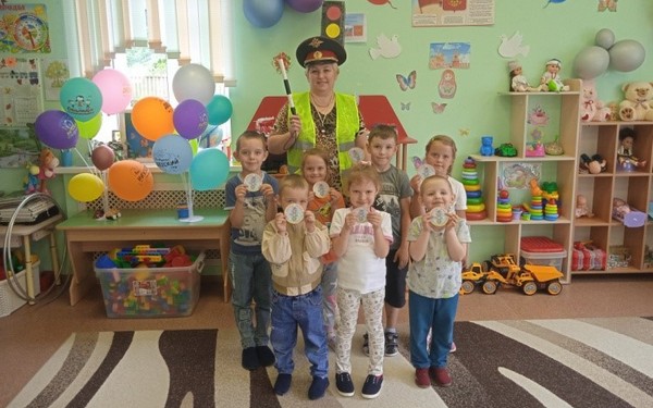 В Севском районе Брянщины дошкольники активно изучают Правила дорожного движения