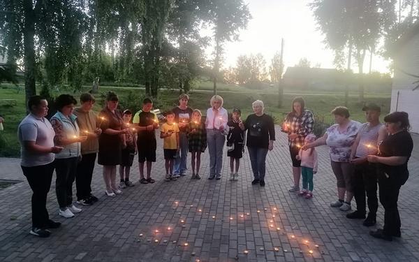 В деревне Шамордино прошла акция «Свеча Памяти»