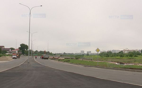 В Брянске завершается строительство улицы Ильи Иванова