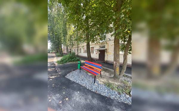 По нацпроекту в Почепе благоустроены два двора