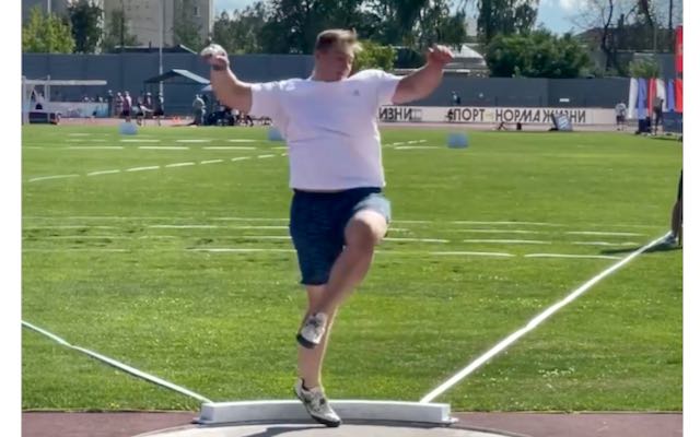 Брянский спортсмен Александр Бабенко стал серебряным призером Первенства России U23 в толкании ядра