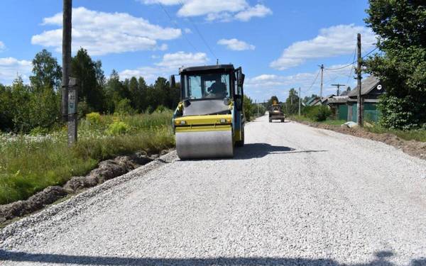 В Клетне идёт строительство дороги по Вокзальной улице