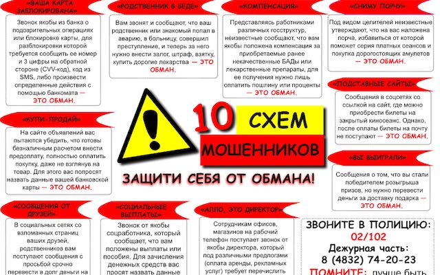 Жители Брянщины пополнили счета злоумышленников на 22 млн