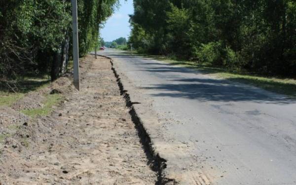 В Суземке ремонтируют улицу Брянскую