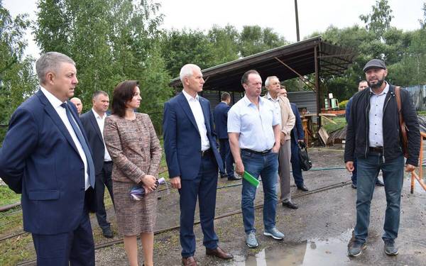 Александр Богомаз и Олег Матыцин посетили визитом Клетню