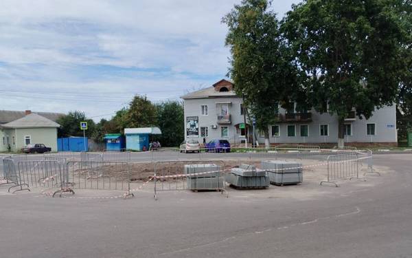 В Стародубе начали благоустройство общественной территории «Кольцо»