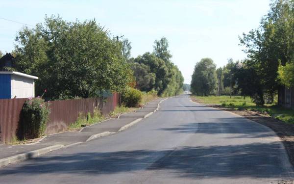 В Суземке улица Брянская обновилась