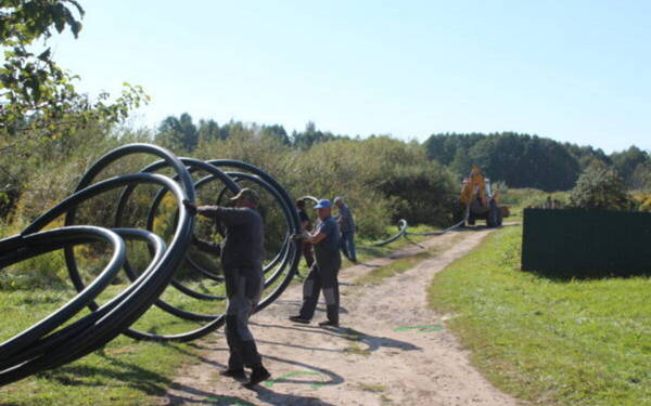 В Суземке завершили ремонт водопровода