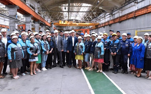 Александр Богомаз и Олег Матыцин побывали на предприятии «Бежицкая сталь»