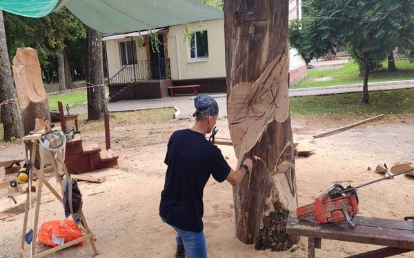 Фестиваль деревянных скульптур открылся в брянском парке Толстого
