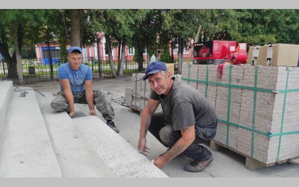 В Брянской области продолжается ремонт Трубчевской средней школы № 1 в рамках нацпроекта