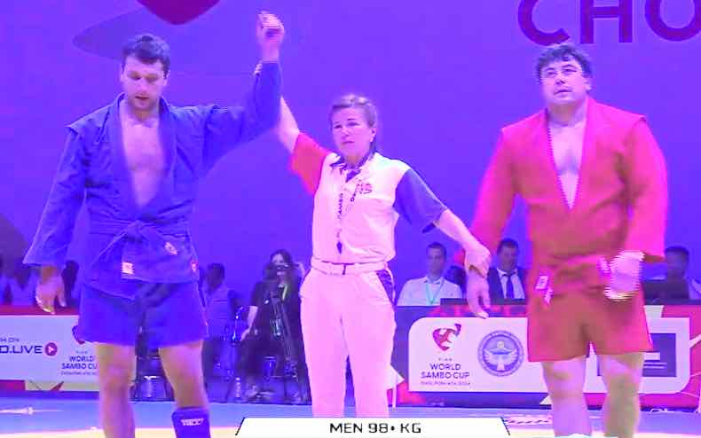 Брянский спортсмен Артём Осипенко победил на Кубке мира по самбо в Кыргызстане