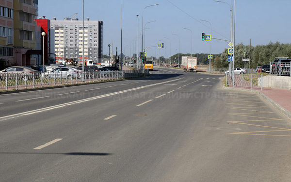 Дороги в микрорайоне на Флотской готовы на 70%