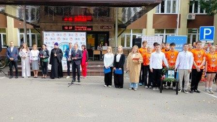 В БГУОР провели линейку и легкоатлетический кросс в память героя СВО Владислава Сехина