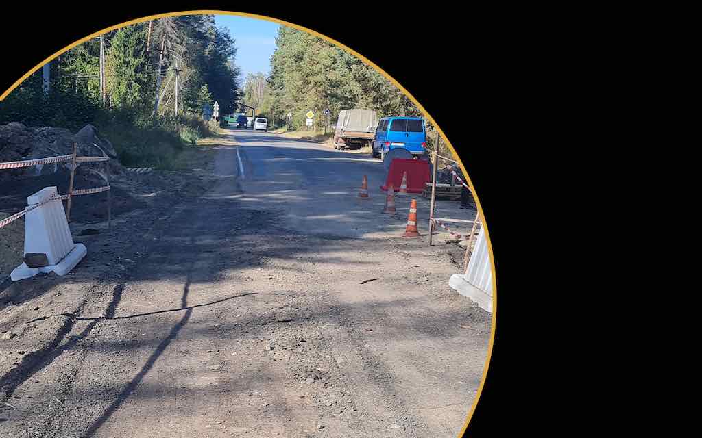 В Брянском районе капитально ремонтируют участок автодороги Сельцо-Новониколаевка