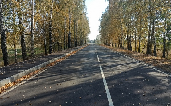 По нацпроекту отремонтировали участок дороги «Брянск-Новозыбков»-Кокино-Скуратово
