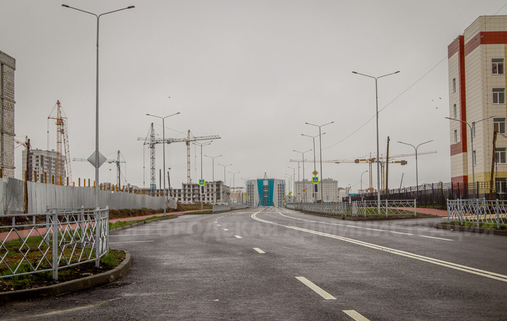 В Брянске завершилось строительство улицы Николая Амосова