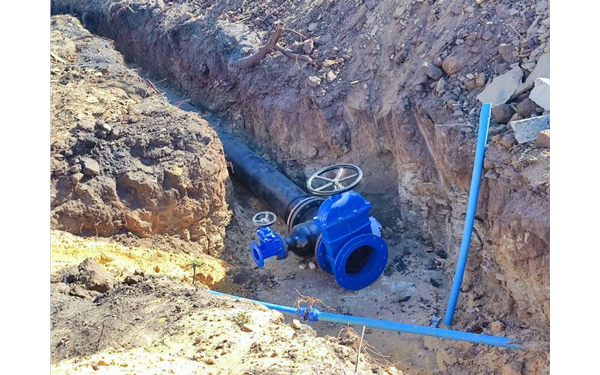 В подшефной Брянке брянские специалисты запустили новый водопровод