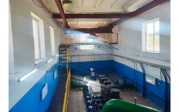 На унечской водонапорной станции в Брянской области обновили оборудование