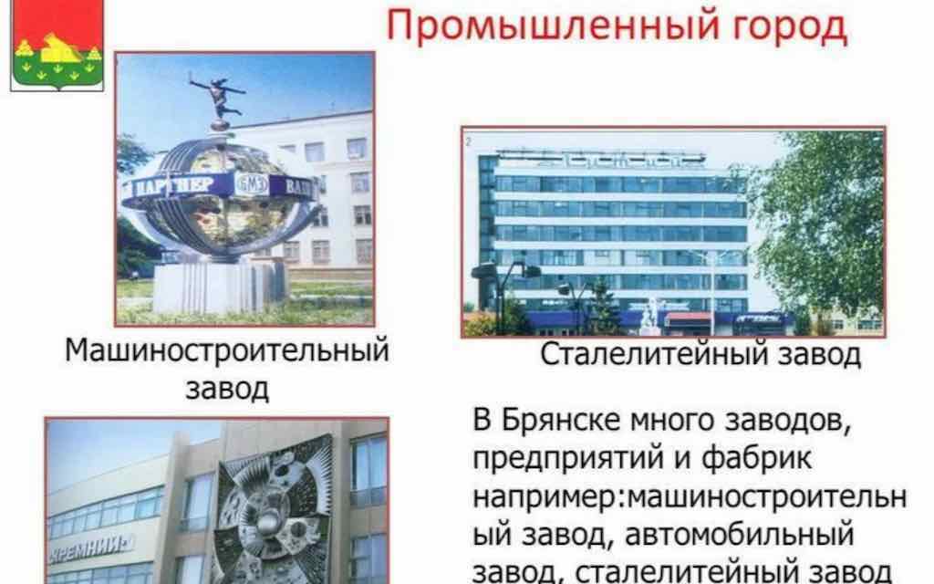 Знакомство с предприятиями города Брянска и Брянской области