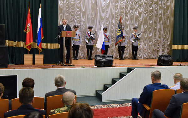 Александр Богомаз поздравил коллектив филиала Орловского юридического института МВД РФ с Днём полиции