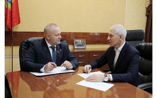 Состоялась встреча спикера Брянской облдумы Суббота с депутатом Госдумы Матыциным