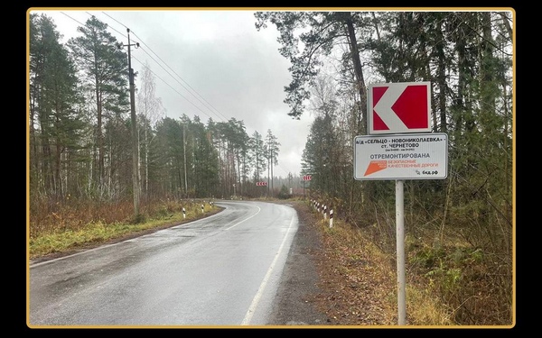 В рамках нацпроекта на Брянщине капитально отремонтировали участок дороги Сельцо-Новониколаевка-станция Чернетово