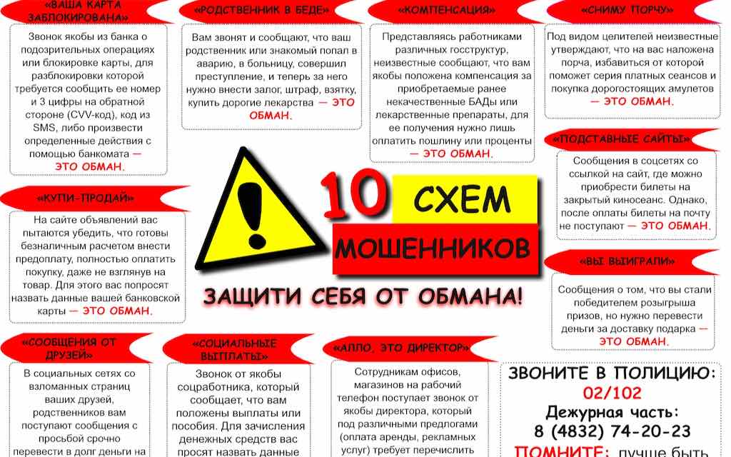 Жертвами телефонных и сетевых мошенников стали ещё 29 жителей Брянщины